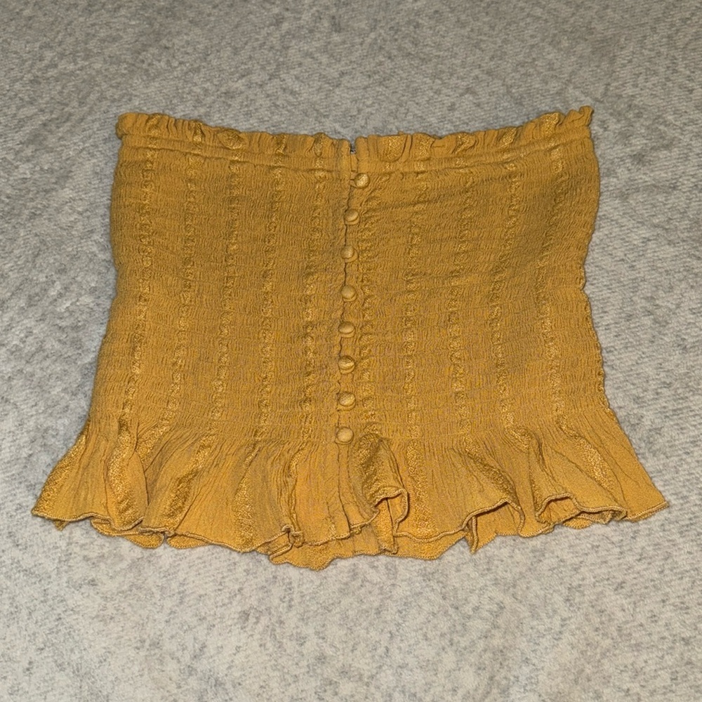American Eagle Ruffled Tube Top